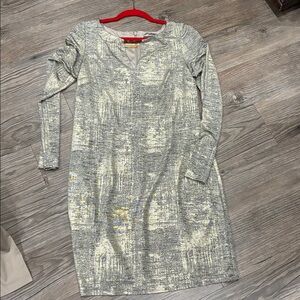 Vince Camuto Shimmering Gold Dress